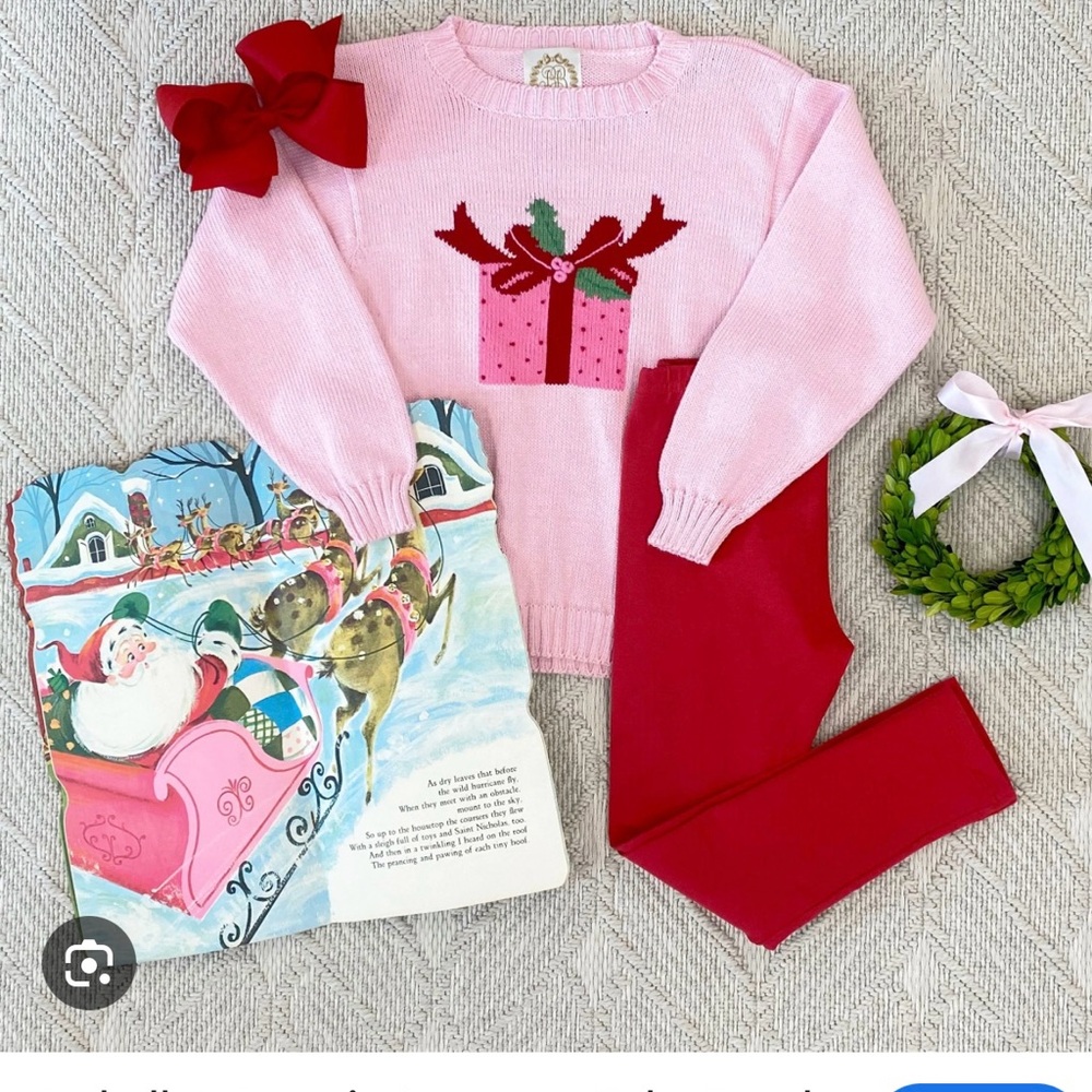 Isabelle’s Intarsia sweater palm beach, The Beaufort company Size 2T